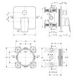 Zestaw Natryskowy Ceraplan Chrom BD195AA Ideal Standard
