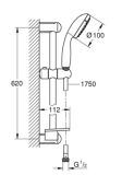 Zestaw Natryskowy New Tempesta 2 Strumienie 27926001 Grohe
