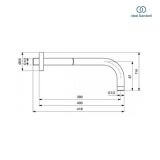 Zestaw Natryskowy Termostatyczny Ceratherm Z Deszczownicą Czarny Mat A7573XG Ideal Standard