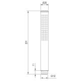 Zestaw Prysznicowy 1-Funkcyjny Punktowy Ultimate Gun Metal ANUL141421 Avapax