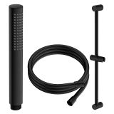 Zestaw Prysznicowy 1-Funkcyjny Z Drążkiem Ultimate Czarny ANUL151321 Avapax