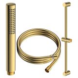 Zestaw Prysznicowy 1-Funkcyjny Z Drążkiem Ultimate Złoty Szczotkowany ANUL151221 Avapax