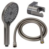 Zestaw Prysznicowy 3-Funkcyjny Punktowy Ultimate Gun Metal ANUL141431 Avapax