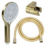 Zestaw Prysznicowy 3-Funkcyjny Punktowy Ultimate Złoty Szczotkowany ANUL141231 Avapax