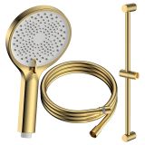 Zestaw Prysznicowy 3-Funkcyjny Z Drążkiem Ultimate Złoty Szczotkowany ANUL151231 Avapax