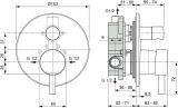 Zestaw Prysznicowy Ceraline Czarny Mat BD192XG Ideal Standard