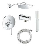 Zestaw Prysznicowy Essence Chrom 24167001+26558000+26658000+27400000+28364001 Grohe