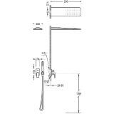 Zestaw Prysznicowy Loft Stal 20018005AC Tres