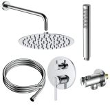 Zestaw Prysznicowy Podtynkowy Dwufunkcyjny Aurevo Chrom ANAU121121 Avapax