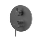 Zestaw Prysznicowy Podtynkowy Dwufunkcyjny Ultimate Gun Metal ANUL121421 Avapax