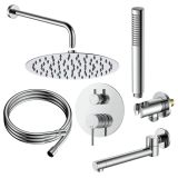 Zestaw Prysznicowy Podtynkowy Trzyfunkcyjny Ultimate Chrom ANUL131121 Avapax