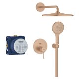 mini: Zestaw Prysznicowy Podtynkowy Z Deszczownicą Rainshower Mono 310 Essence Brushed Warm Sunset 25287DL0 Grohe (2)