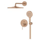mini: Zestaw Prysznicowy Podtynkowy Z Deszczownicą Rainshower Mono 310 Essence Brushed Warm Sunset 25287DL0 Grohe (3)