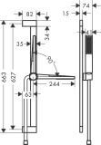 Zestaw Prysznicowy Pulsify E 24370000 Chrom Hansgrohe