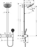 Zestaw Prysznicowy Pulsify S 24240700 Biały Mat Hansgrohe