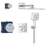 Zestaw Prysznicowy Z Deszczownicą Grohtherm Smartcontrol Chrom 34864000 Grohe