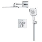 Zestaw Prysznicowy Z Deszczownicą Grohtherm Smartcontrol Chrom 34864000 Grohe