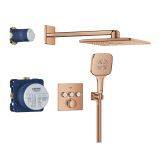 Zestaw Prysznicowy Z Deszczownicą Rainshower Smartactive 310 Cube Grohtherm SmartControl 34864DA0 Grohe