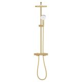 mini: Zestaw Prysznicowy Z Termostatem Tempesta 250 Cube Brushed Cool Sunrise 26689GN1 Grohe (3)
