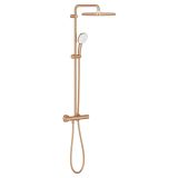 mini: Zestaw Prysznicowy Z Termostatem Tempesta 250 Cube Brushed Warm Sunset 26689DL1 Grohe (1)