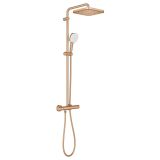mini: Zestaw Prysznicowy Z Termostatem Tempesta 250 Cube Brushed Warm Sunset 26689DL1 Grohe (2)
