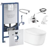 Zestaw Toaleta Myjąca Sensia Pro 36508SH0 + Stelaż Rapid SLX 39598000 + Zestaw do Spłukiwania Automatycznego 46944001 Grohe