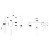 Zestaw Wannowy Ori Nikiel Szczotkowany ZESTAW-ORI-29-N Emporia