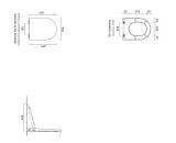 Zestaw Sfera Newflush Eco 1VSF54R00+5KFST00+5ZECOFN00 Catalano