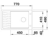 Zlewozmywak Kompozytowy Elon XL 6 S-F Czarny 525884 Blanco