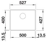 Zlewozmywak Kompozytowy Subline 500-F Biały 523535 Blanco
