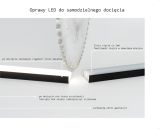 Oprawa LED łazienkowa AQU czarna IP68 300cm 4500K Kingled
