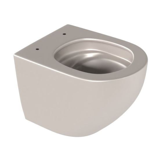 Miska Wc 48 Cm Wisząca Bezrantowa Z Systemem Spłukiwania Spin 360 Luqa Cappucino Mat CEAC.6403.480.CAM Excelent