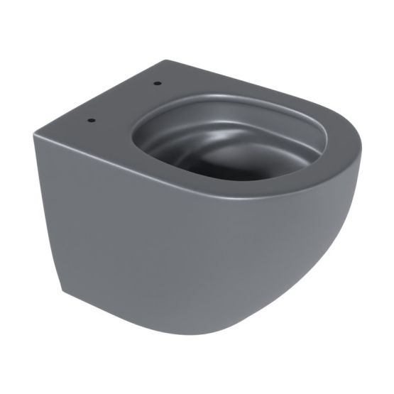 Miska Wc 48 Cm Wisząca Bezrantowa Z Systemem Spłukiwania Spin 360 Luqa Grafit Mat CEAC.6403.480.GRM Excelent
