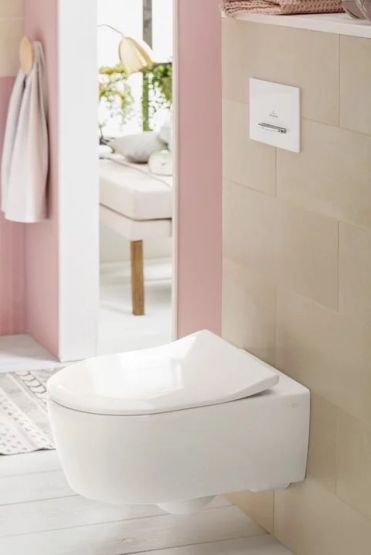 Miska WC Avento CeramicPlus Z Deską Wolnoopadającą Weiss Alpin 5656RSR1 Villeroy&Boch