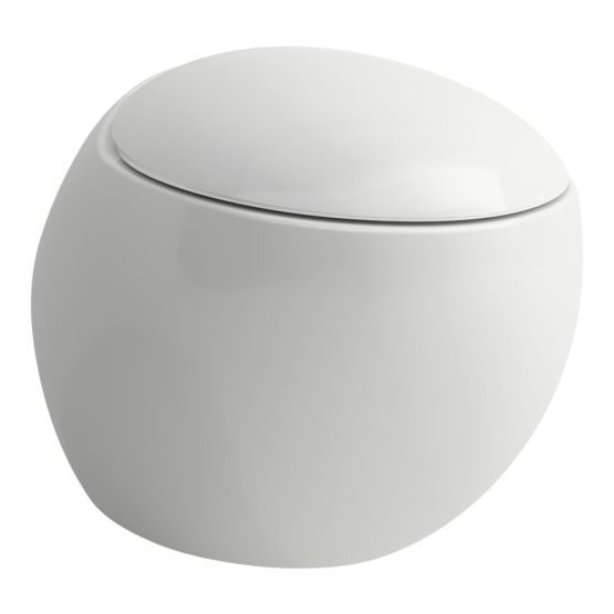 Miska WC Podwieszana Rimless Z Powłoką LCC 585x390 mm Ilbagnoalessi Biały H8209714000001 Laufen