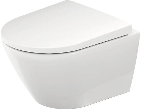 Miska WC Rimless 257709 D-Neo 37x48 Z Deską Wolnoopadającą 45880900A1 Duravit