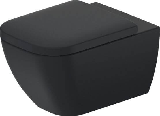 Miska WC Rimless Happy D.2 36,5x54 Anthracite Mat 2222098900 Duravit