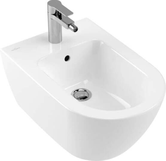 Bidet Wiszący Subway 2.0 37x56,5 CeramicPlus Weiss Alpin 540000R1 Villeroy&Boch