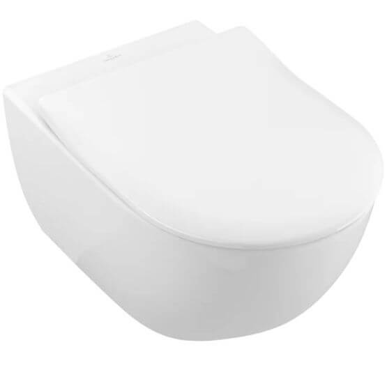 Miska WC Subway 2.0 Z Deską Wolnoopadającą CeramicPlus 5614A1R1+9M78S101 Villeroy&Boch