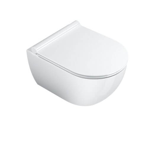 Miska Z Deską Wolnoopadającą Colori Biały Mat 54x35 1VSF54RBM+KFST00+5SCSTPBM Catalano