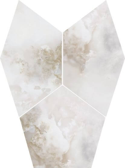 Mozaika Onice Bianco Mat 28x31 gr. 8mm Tubądzin