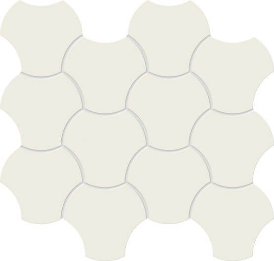 Mozaika Cielo E Terra Bianco Up Down 1 Mat 10 mm 29,8x34,3 Tubądzin