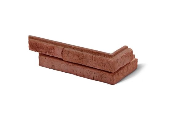 Narożnik Cegłopodobny Z Fugą Bronx 1 Red 34,5/16x8,5 cm Stegu