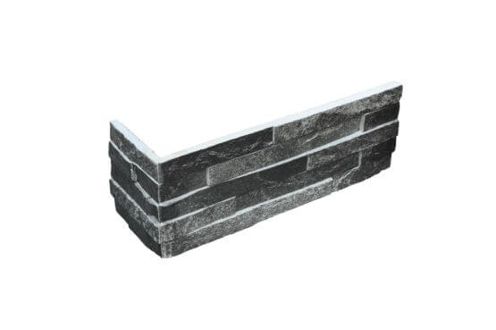 Narożnik Elewacyjny Mont Blanc Nero 54x13,8 Maxstone