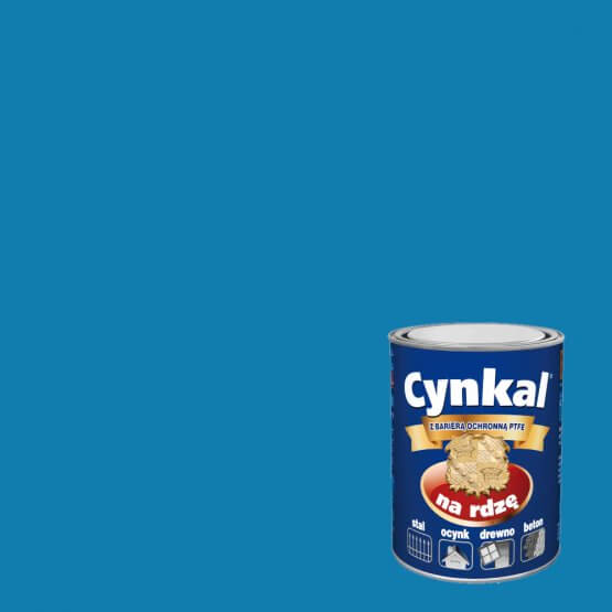 Farba Do Metalu Cynkal Niebieski 0,7L Malexim