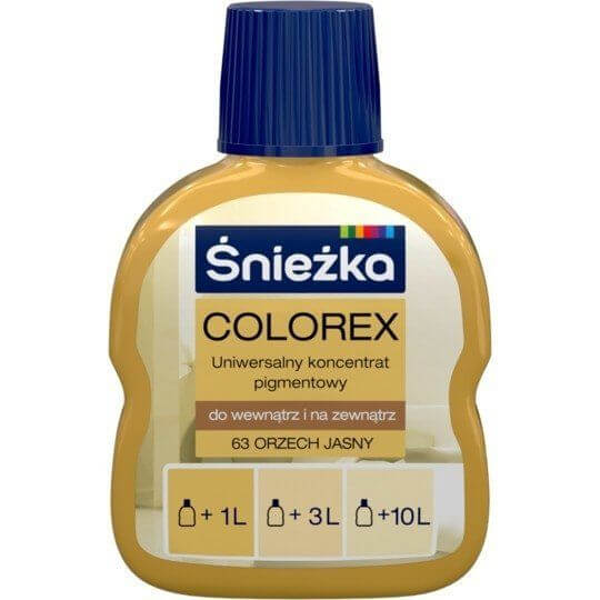 Pigment Colorex 63 Orzech Jasny 100ml Śnieżka