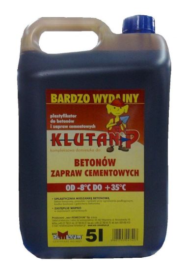 Plastyfikator Do Betonu P 5L Klutan