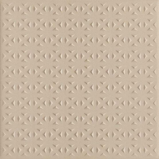 Płytka Bazo Beige Monokolor Mat Struktura 19,8x19,8x1,3 Paradyż