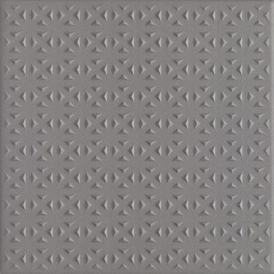 Płytka Bazo Nero Mat Struktura 19,8x19,8 Paradyż