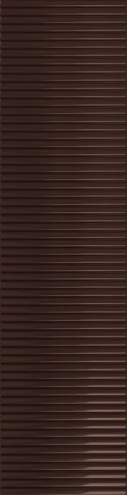 Płytka Ścienna Groove Brown 1 Połysk Str. 29,8x7,8 Tubądzin
